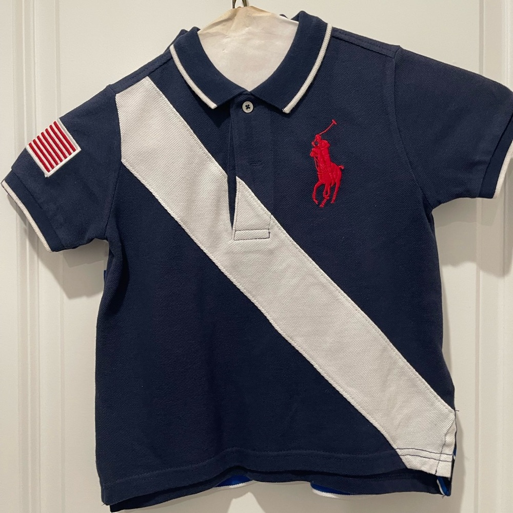 Bundle 4 colorful  Striped Polo Shirt for Kids - Picture 3 of 4
